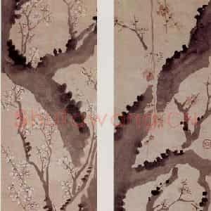 1761年 金农《梅花图》国画花鸟写意作品图片鉴赏