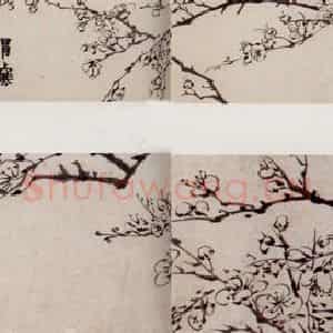1762年 金农《梅花卷》国画花鸟写意作品图片鉴赏