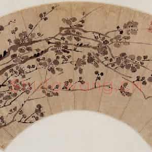 1762年 金农《梅花》国画花鸟写意作品图片鉴赏