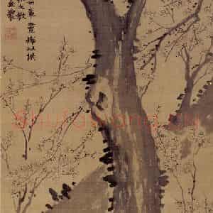 1762年 金农《梅花》国画花鸟写意作品图片鉴赏