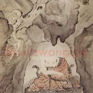 金农《药师佛像》国画综合写意作品图片鉴赏