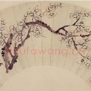 金农《梅花》国画花鸟写意作品图片鉴赏
