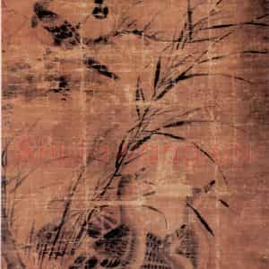 明代 林良《喜鹊芦雁图》国画花鸟作品图片鉴赏