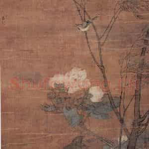 明代 吕纪《花鸟图》国画花鸟作品图片鉴赏