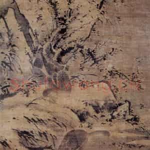 明代 林良《雪景芦雁图》国画花鸟作品图片鉴赏