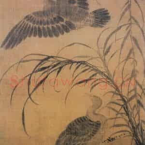 明代 林良《芦雁图》国画花鸟作品图片鉴赏