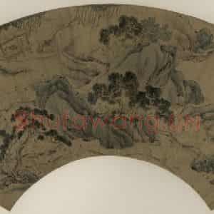 明代 丁云鹏《兰亭修禊》国画山水作品图片鉴赏