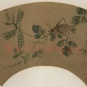 明代 周之冕《秋虫》国画花鸟作品图片鉴赏