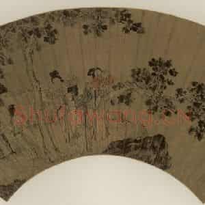 明代 钱贡《乞巧图》国画综合作品图片鉴赏