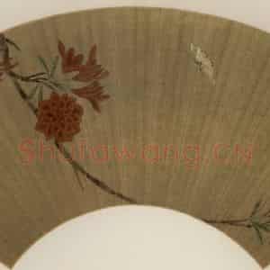 明代 文俶《石榴花》国画花鸟作品图片鉴赏