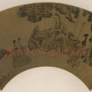 明代 陈洪绶《人物》国画人物作品图片鉴赏