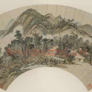 清代 王时敏《茅屋云深》国画山水作品图片鉴赏
