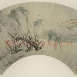 清代 吴历《春雁江南》国画山水作品图片鉴赏