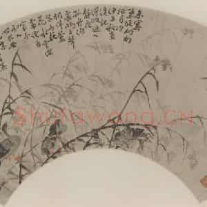清代 边寿民《芦雁》国画花鸟作品图片鉴赏