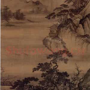 明代 唐寅《春游女几山图》国画山水作品图片鉴赏