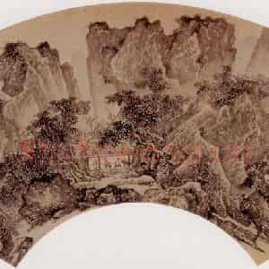 明代 唐寅《山居图》国画花鸟作品图片鉴赏