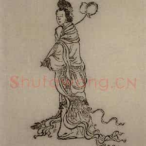 1616年 陈洪绶《九歌图》国画人物工笔作品图片鉴赏