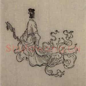 1616年 陈洪绶《九歌图》国画人物工笔作品图片鉴赏