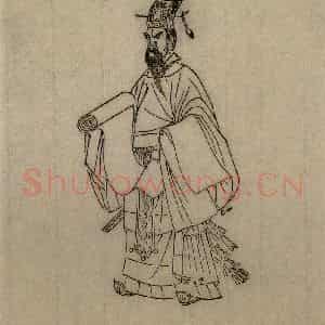 1616年 陈洪绶《九歌图》国画人物工笔作品图片鉴赏