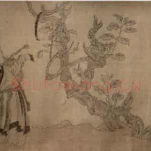 1647年 陈洪绶《史实人物图卷》国画人物工笔作品图片鉴赏