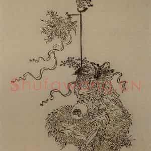 1616年 陈洪绶《九歌图》国画人物工笔作品图片鉴赏