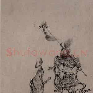 1619年 陈洪绶《早年画册》国画人物工笔作品图片鉴赏