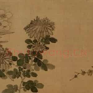 1651年 陈洪绶《三处士图卷》国画花鸟工笔作品图片鉴赏