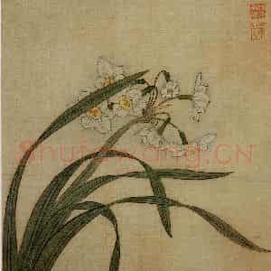 1651年 陈洪绶《杂画册》国画花鸟工笔作品图片鉴赏