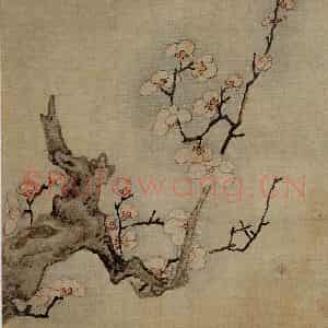 1651年 陈洪绶《杂画册》国画花鸟工笔作品图片鉴赏