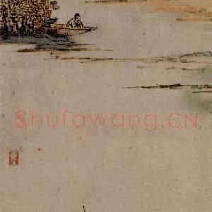 1621年 陈洪绶《早年画册》国画人物写意作品图片鉴赏