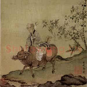 1651年 陈洪绶《模古图》国画人物工笔作品图片鉴赏
