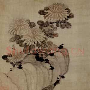 1651年 陈洪绶《模古图》国画花鸟写意作品图片鉴赏