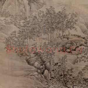 1725年 陈洪绶《西园雅集图卷》国画人物工笔作品图片鉴赏