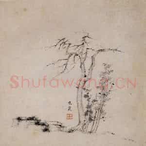 1619年 陈洪绶《模古图》国画花鸟写意作品图片鉴赏