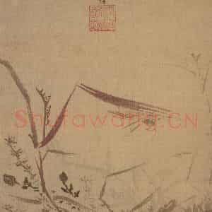 明代 孙龙《花鸟草虫册》国画花鸟写意作品图片鉴赏