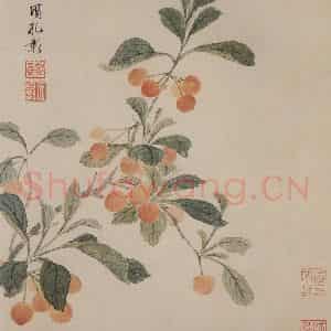 明代 项圣谟《花卉册》国画花鸟写意作品图片鉴赏