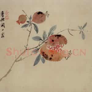 清代 杨晋《花卉》国画花鸟写意作品图片鉴赏