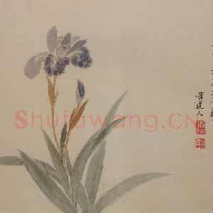 清代 杨晋《花卉》国画花鸟写意作品图片鉴赏