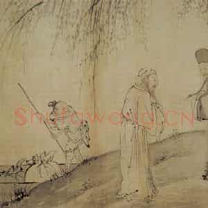 明代 吴伟《人物》国画人物作品图片鉴赏
