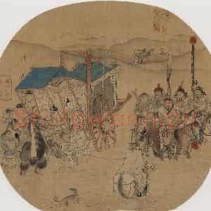 仇英《摹天籁阁宋人画册》国画综合作品图片鉴赏