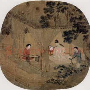 仇英《摹天籁阁宋人画册》国画综合作品图片鉴赏