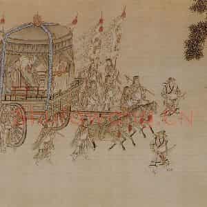 仇英《孝经图》国画综合作品图片鉴赏