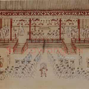 仇英《孝经图》国画综合作品图片鉴赏