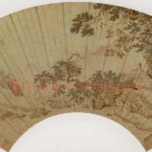 仇英《琴书高隐图》国画综合作品图片鉴赏