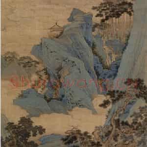 仇英《桃源仙境图》国画综合作品图片鉴赏