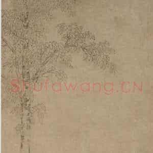 仇英《捣衣图》国画综合作品图片鉴赏