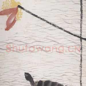 1935年 齐白石《长年》国画花鸟写意作品图片鉴赏