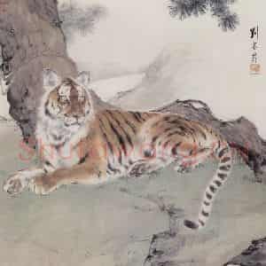 刘奎龄《动物四条屏》国画花鸟工笔作品图片鉴赏
