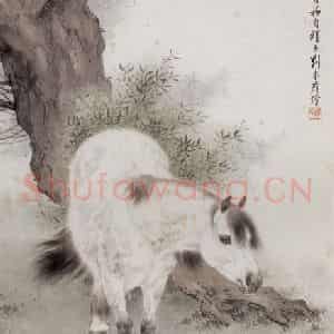 刘奎龄《动物四条屏》国画花鸟工笔作品图片鉴赏