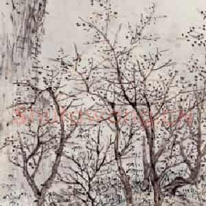王梦白《山水四条屏》国画山水工笔作品图片鉴赏